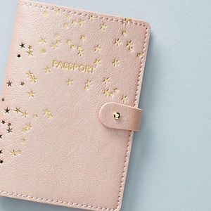 NWT Star-Dusted Passport Holder